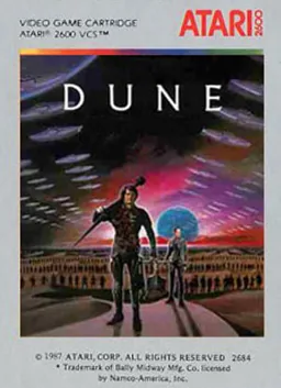 Dune cover art for Atari 2600
