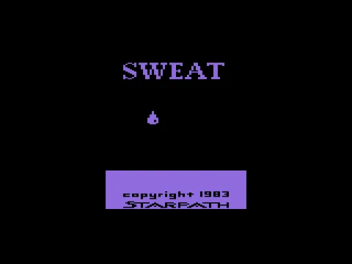 Sweat! The Decathlon Game title screen