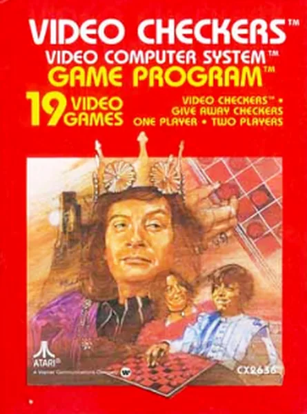 Video Checkers ~ Checkers cover art for Atari 2600