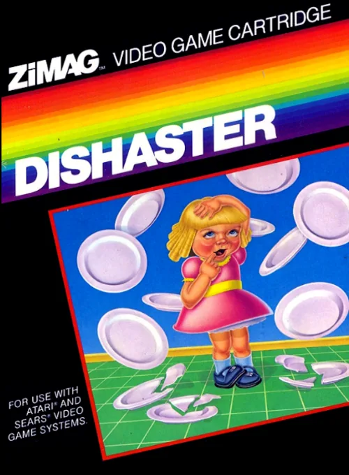 Dishaster cover art for Atari 2600