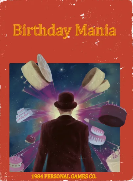 Birthday Mania (USA) (Robert A. Tokar) cover art for Atari 2600