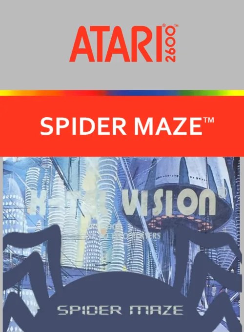 Spider Maze cover art for Atari 2600