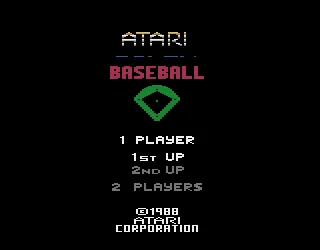 Super Baseball title screen