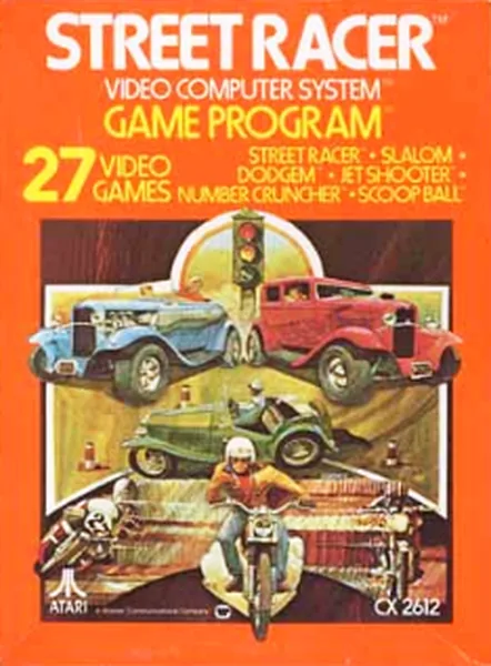 Street Racer ~ Speedway II cover art for Atari 2600