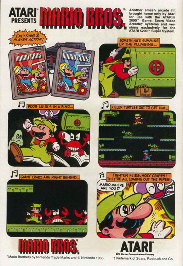 Mario Bros. backdrop