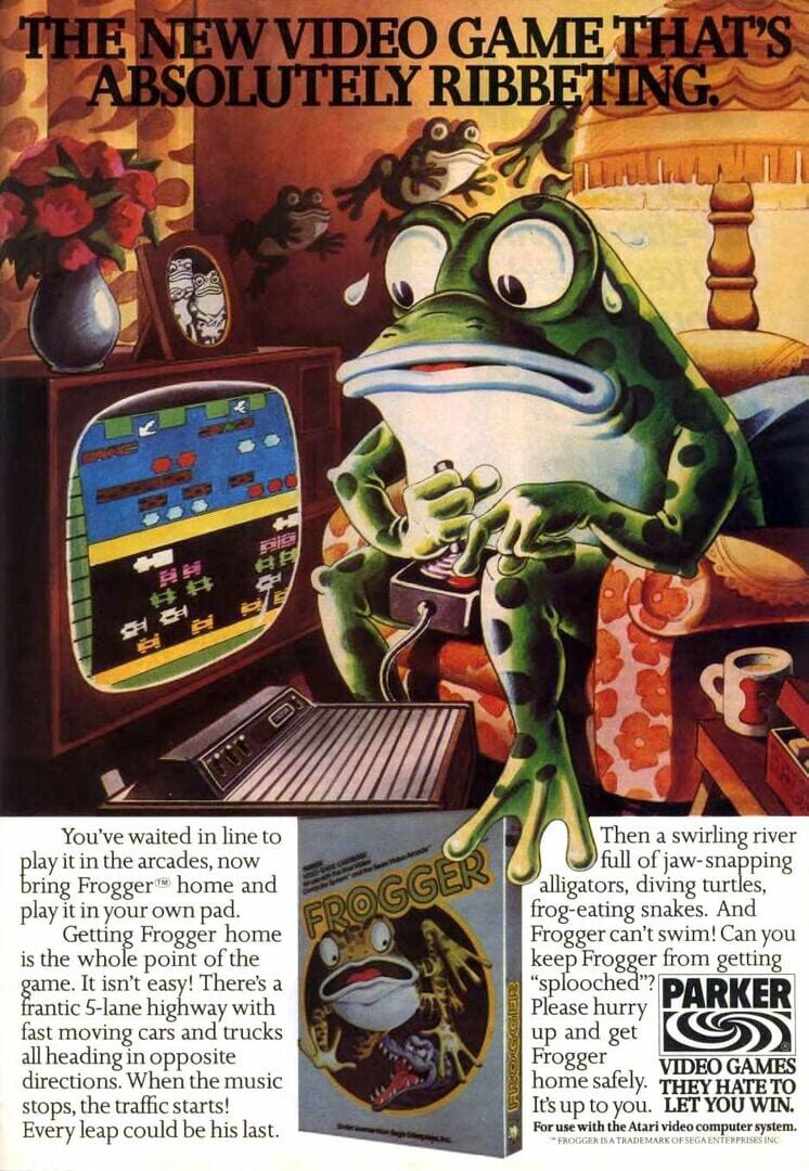 Frogger backdrop