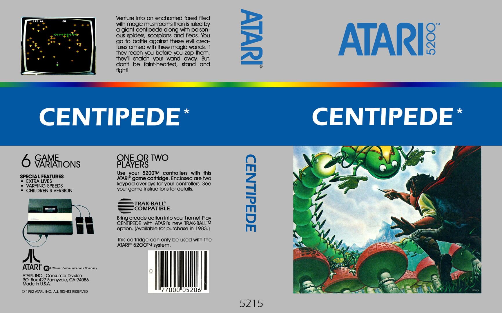 Backdrop artwork for Centipede