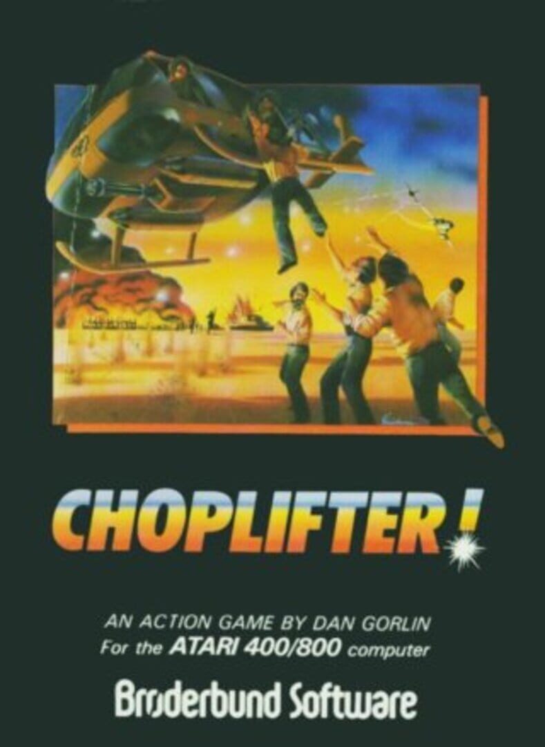 Backdrop artwork for Choplifter!
