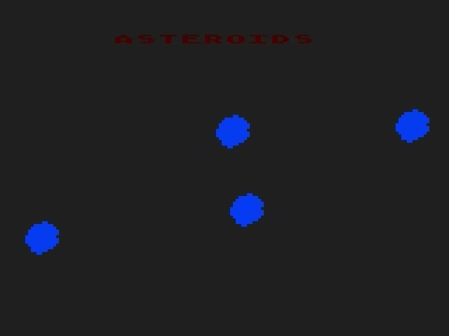 Asteroids screenshot