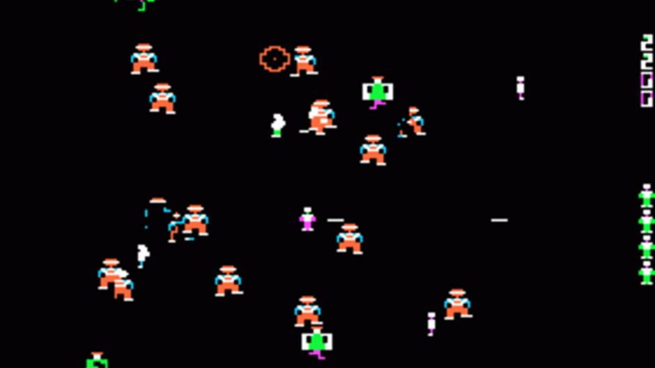 Backdrop artwork for Robotron: 2084
