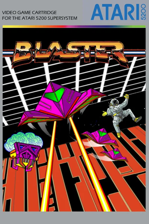 Blaster cover art for Atari 5200