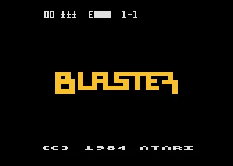 Blaster title screen