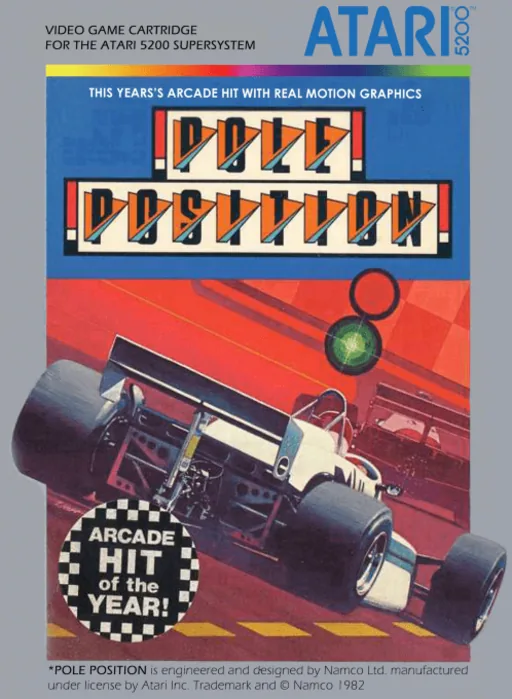 Pole Position cover art for Atari 5200