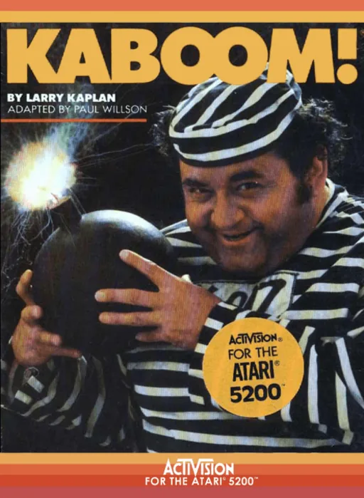 Kaboom! cover art for Atari 5200