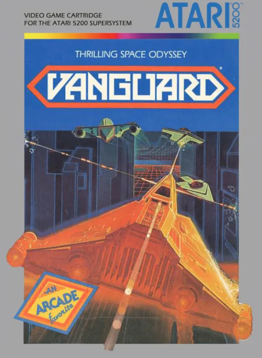 Vanguard cover art for Atari 5200