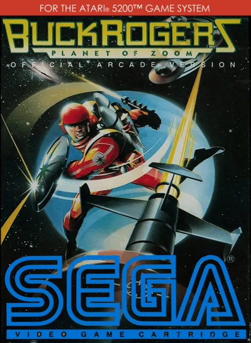 Buck Rogers: Planet of Zoom cover art for Atari 5200