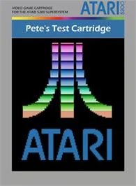 Atari PAM - Pete's Test cover art for Atari 5200