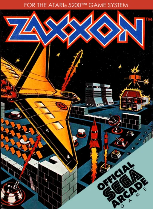 Zaxxon cover art for Atari 5200