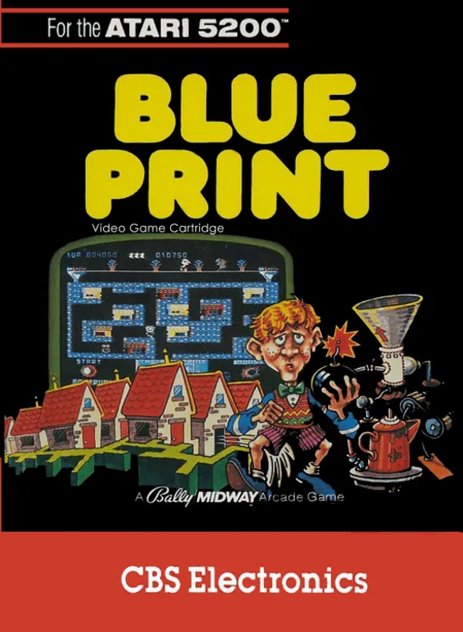 Blueprint cover art for Atari 5200