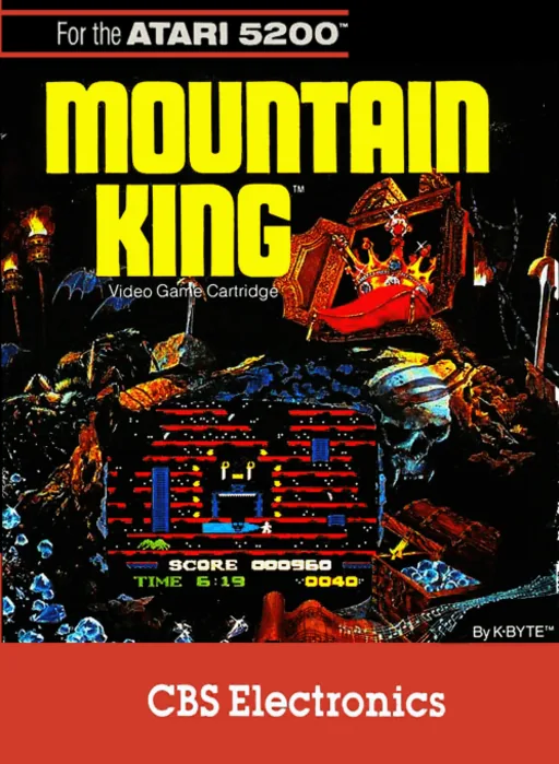 Mountain King cover art for Atari 5200