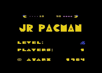 Jr. Pac-Man title screen