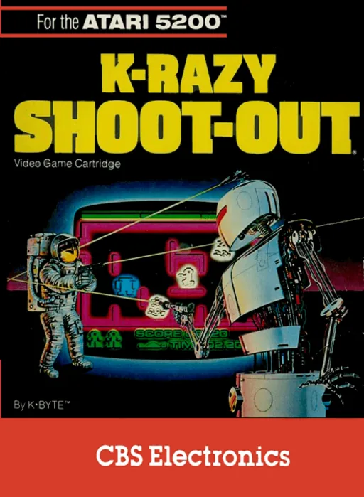 K-Razy Shoot-Out cover art for Atari 5200