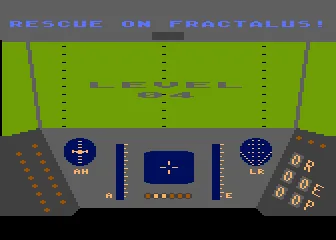 Rescue on Fractalus! title screen