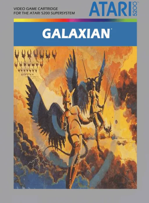 Galaxian cover art for Atari 5200