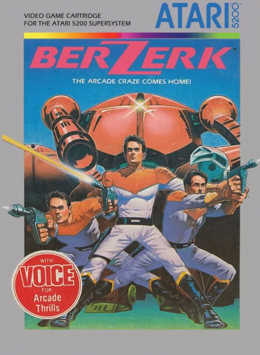 Berzerk cover art for Atari 5200