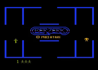 Berzerk title screen