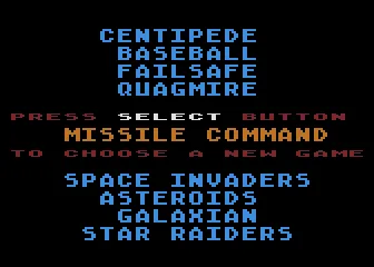 5200 Menu screenshot