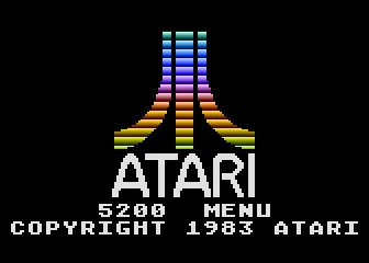 5200 Menu title screen