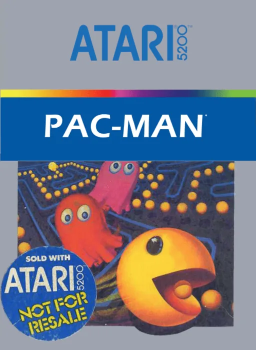 Pac-Man cover art for Atari 5200