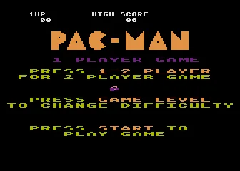 Pac-Man title screen