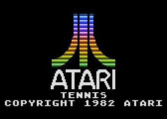 RealSports Tennis title screen
