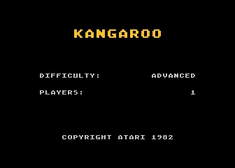 Kangaroo title screen
