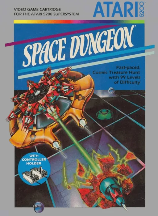 Space Dungeon cover art for Atari 5200