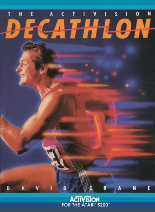 The Activision Decathlon cover art for Atari 5200