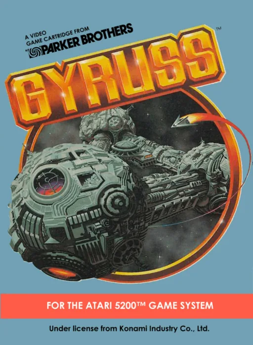 Gyruss cover art for Atari 5200