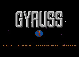 Gyruss title screen