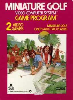 Miniature Golf cover art for Atari 5200