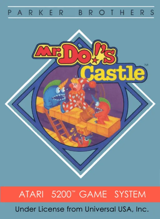 Mr. Do!'s Castle cover art for Atari 5200