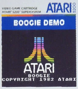 Boogie cover art for Atari 5200