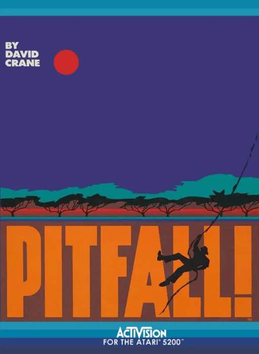 Pitfall! cover art for Atari 5200