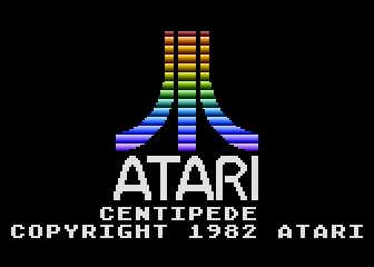 Centipede title screen