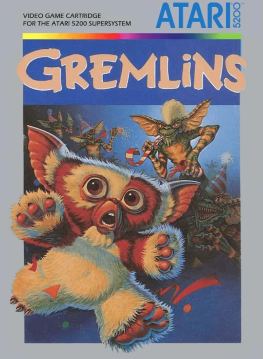 Gremlins cover art for Atari 5200