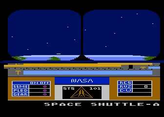 Space Shuttle: A Journey into Space title screen