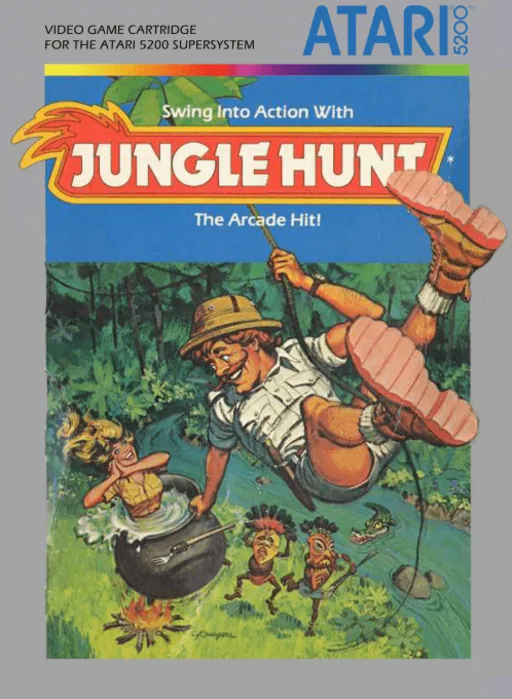 Jungle Hunt cover art for Atari 5200