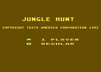 Jungle Hunt title screen
