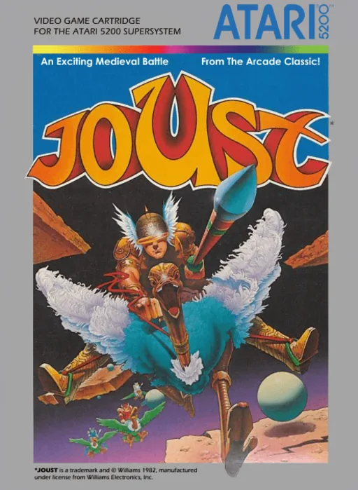 Joust cover art for Atari 5200